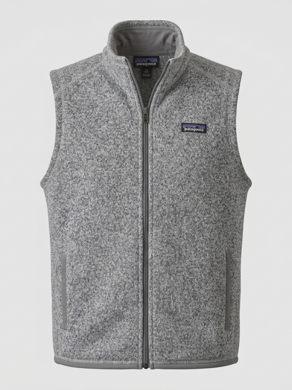 Patagonia Better Sweater Vest Womens Medium Grey Full Zip Fleece